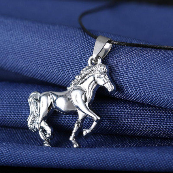 Stainless Steel Horse Necklace